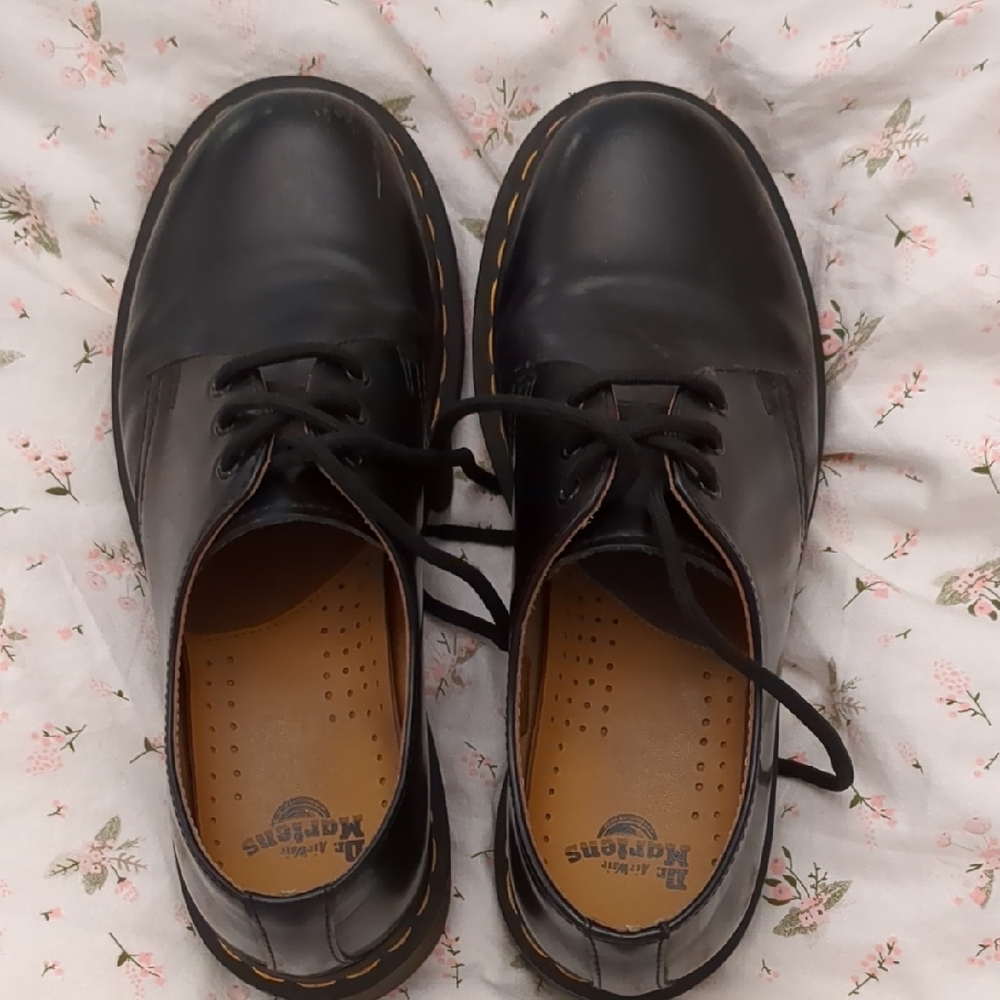 Dr. Martens Black Leather Oxfords